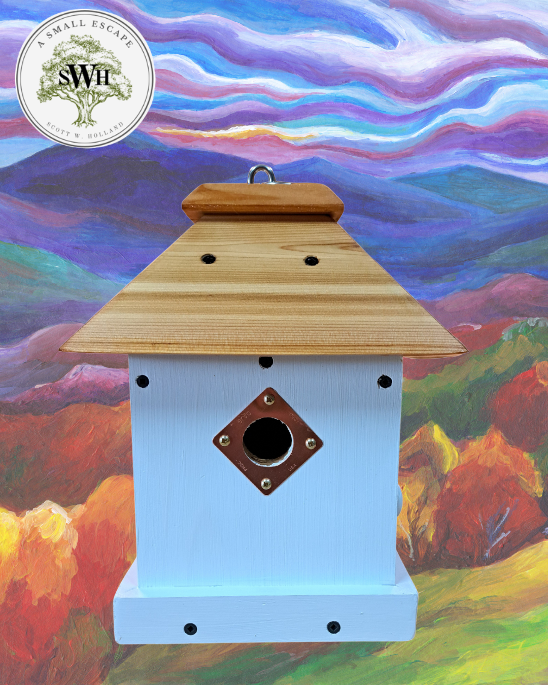 Colonial Cottage Birdhouse