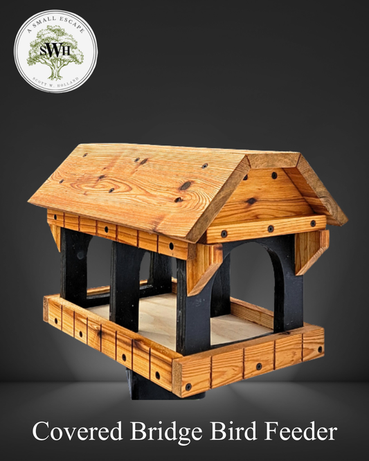 Covered Bridge Bird Feeder