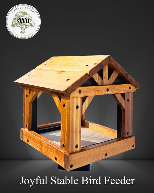 Joyful Stable Bird Feeder