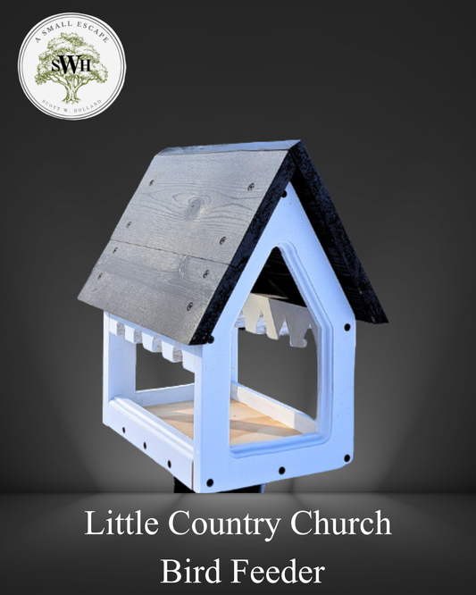 Little Country Church Bird Feeder