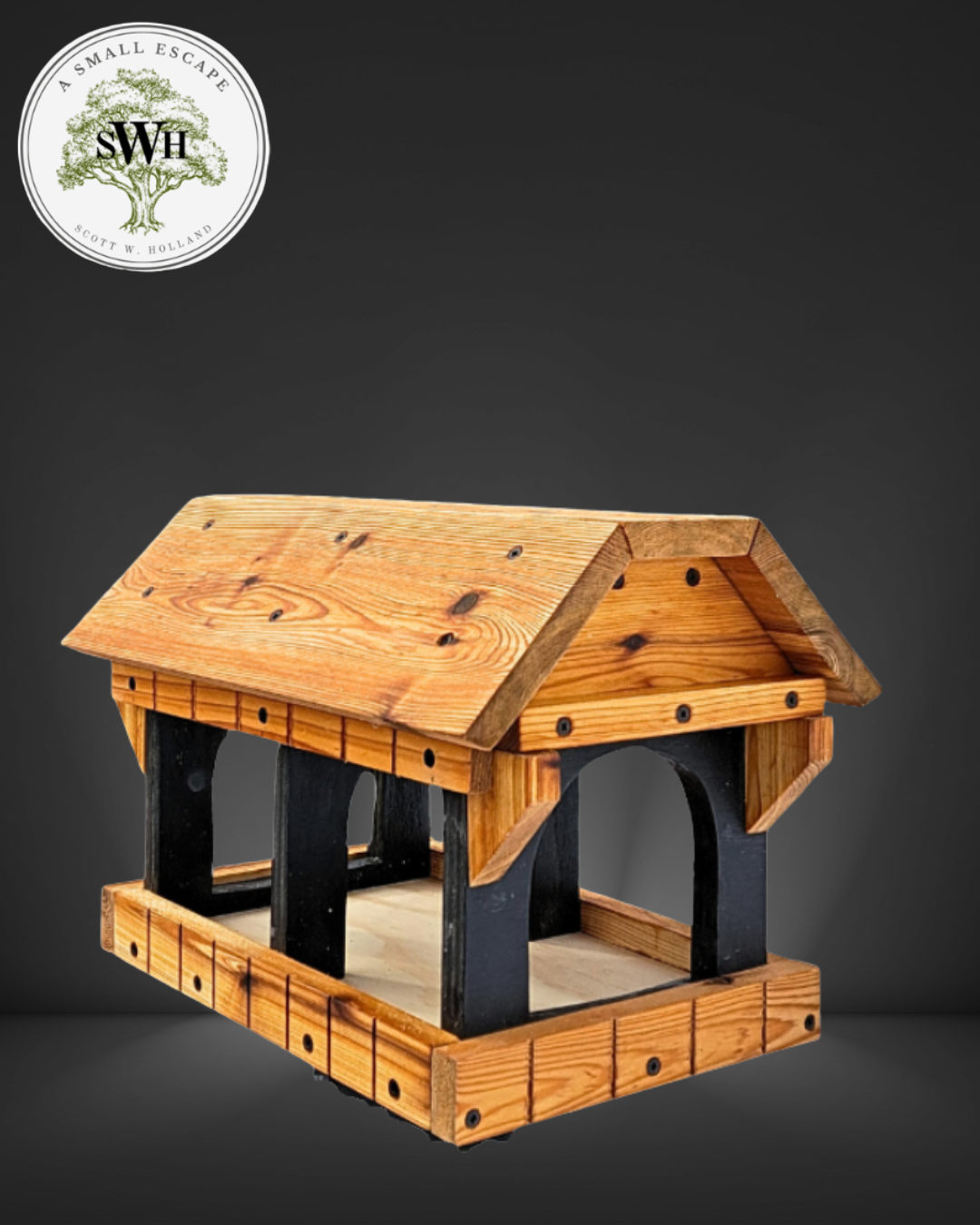 Covered Bridge Bird Feeder