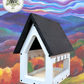 Little Country Church Bird Feeder